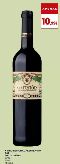 Dez Tostoes - Vinho Regional Alentejano Bio