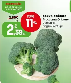 Couve-Brocolo Programa Origens