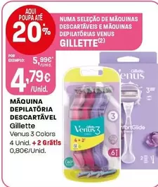 Gillette - Máquina Depilatória Descartavel