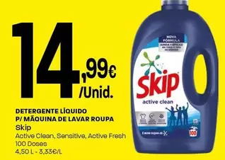 Skip - Detergente Líquido P/Maquina De Lavar Roupa