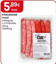Porsi - 6 Salsichas
