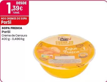 Porsi - Sopa Fresca