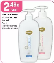 Labell - Gel De Banho Com Doseador