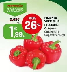 Programa Origens - Pimento Vermelho