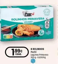 Porsi - Rolinhos Legumes Primavera