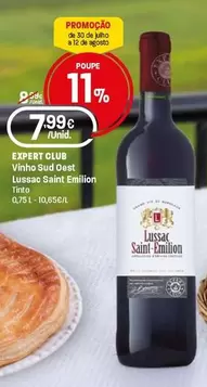 Expertclub - Vinho Sud Oest Lussac Saint Emilion