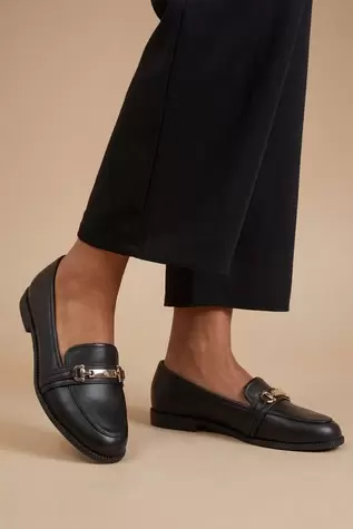 Wide Fit Lora Snaffle Loafers