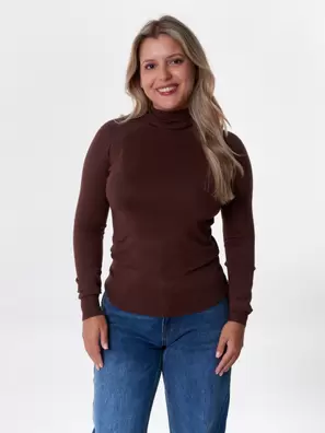 Camisola de Gola Alta