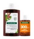 Klorane Quinina e Edelvaisse Bio Champô antiqueda cabelo desvitalizado 200 ml com Oferta de Champô antiqueda 100 ml
