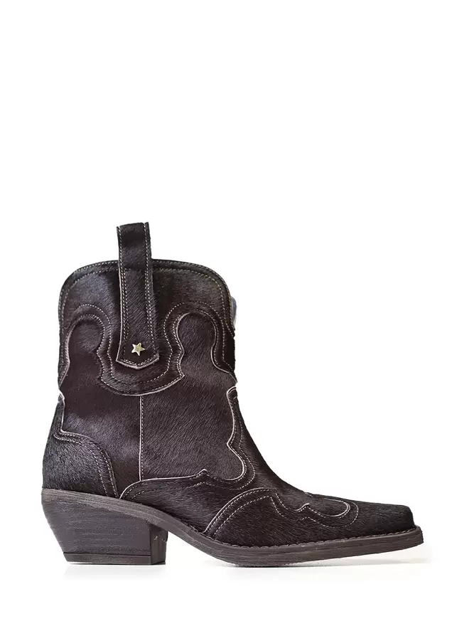 Texana Boot in Brown Fur