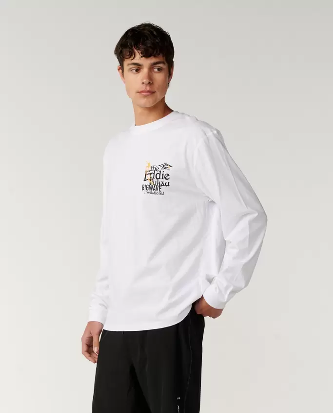 Eddie Would Go Poster Art Long Sleeve Loose Tee