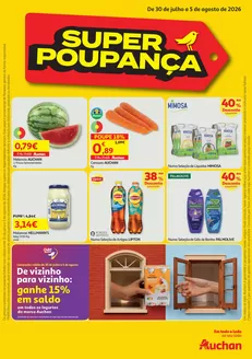 Catálogo Auchan Supermercado | Super Poupança | 2026-07-30T00:00:00.000Z - 2026-08-05T00:00:00.000Z