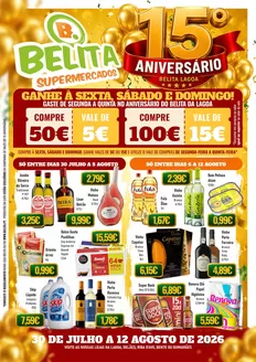 Folheto Belita Supermercados em Chaves | 244 30 de julho a 12 de agosto de 2026 WEB | 2026-07-30T00:00:00.000Z - 2026-08-12T00:00:00.000Z