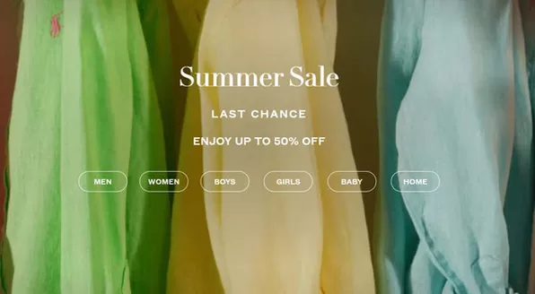 Catálogo Ralph Lauren | Summer Sale | 2026-08-04T00:00:00.000Z - 2026-08-16T00:00:00.000Z