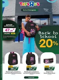 Catálogo Toys R Us | Back to school -20% | 2026-08-06T00:00:00.000Z - 2026-08-31T00:00:00.000Z