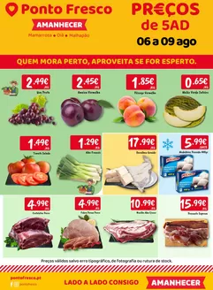 Catálogo Ponto Fresco | Folheto Preços de 5ª a domingo | 2026-08-06T00:00:00.000Z - 2026-08-09T00:00:00.000Z
