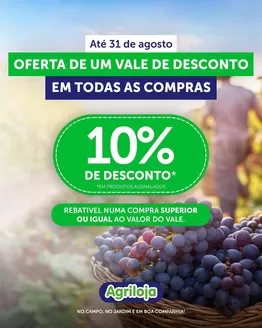 Catálogo Agriloja | 10% De desconto | 2026-08-06T00:00:00.000Z - 2026-08-31T00:00:00.000Z