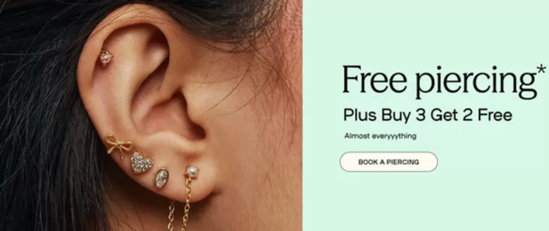 Catálogo Claire's | Plus Buy 3 Get 2 Free | 2026-08-10T00:00:00.000Z - 2026-08-24T00:00:00.000Z
