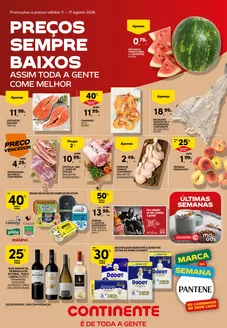 Catálogo Continente | Semanal: Preços sempre baixos | 2026-08-11T00:00:00.000Z - 2026-08-17T00:00:00.000Z