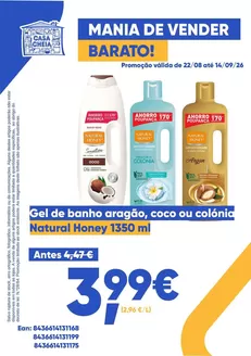 Catálogo Casa Cheia em Pardilhó | Natural Honey | 2026-08-24T00:00:00.000Z - 2026-09-14T00:00:00.000Z