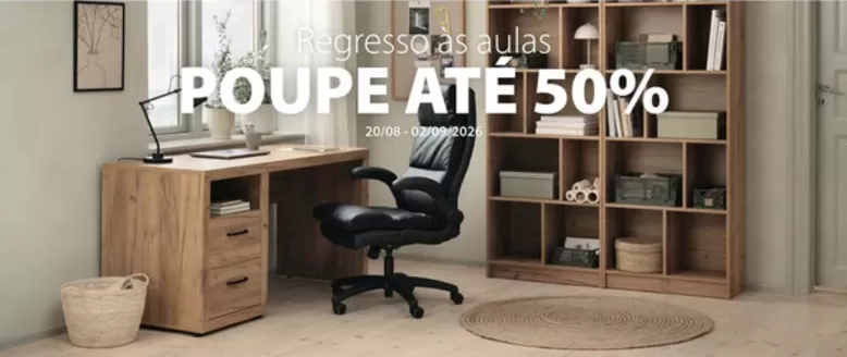 Catálogo JYSK | Poupe ate 50% | 2026-08-25T00:00:00.000Z - 2026-09-02T00:00:00.000Z