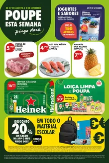 Catálogo Pingo Doce em São Roque do Pico | Folheto Poupe Esta Semana Açores | 2026-08-27T00:00:00.000Z - 2026-09-09T00:00:00.000Z