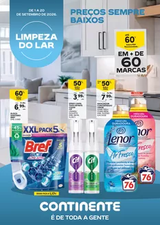 Folheto Continente Bom dia em Refojos de Riba de Ave | Limpeza do Lar | 2026-09-01T00:00:00.000Z - 2026-09-20T00:00:00.000Z