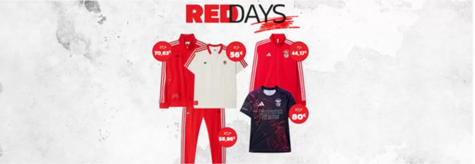 Catálogo SL Benfica | Red Days | 2026-09-01T00:00:00.000Z - 2026-09-19T00:00:00.000Z
