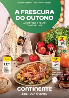 Catálogo Continente em Padornelo | A frescura de outono | 2026-09-22T00:00:00.000Z - 2026-10-04T00:00:00.000Z