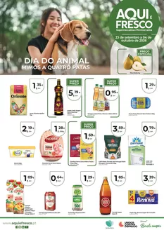 Catálogo Aqui é Fresco em Freixo de Baixo | Folheto n19 Set Dia do Animal | 2026-09-23T00:00:00.000Z - 2026-10-04T00:00:00.000Z