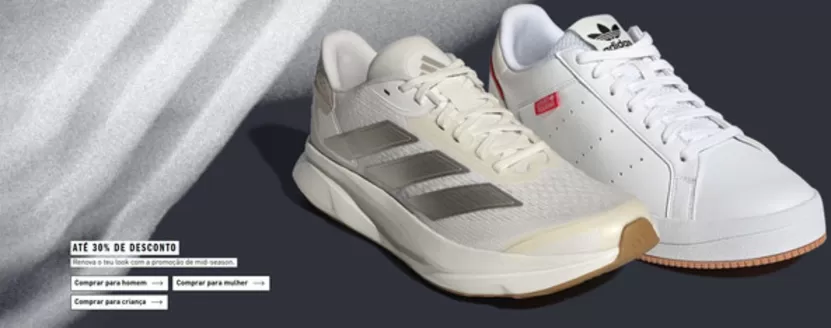 Catálogo Adidas em Funchal | Até 30% de desconto | 2026-09-25T00:00:00.000Z - 2026-10-09T00:00:00.000Z