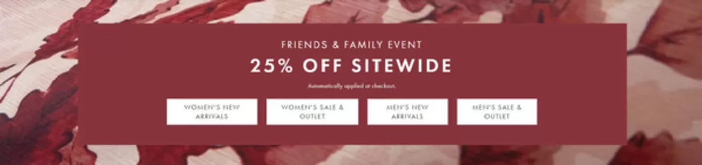 Catálogo Ted Baker em Medas | 25% off sitewide | 2026-09-25T00:00:00.000Z - 2026-10-09T00:00:00.000Z