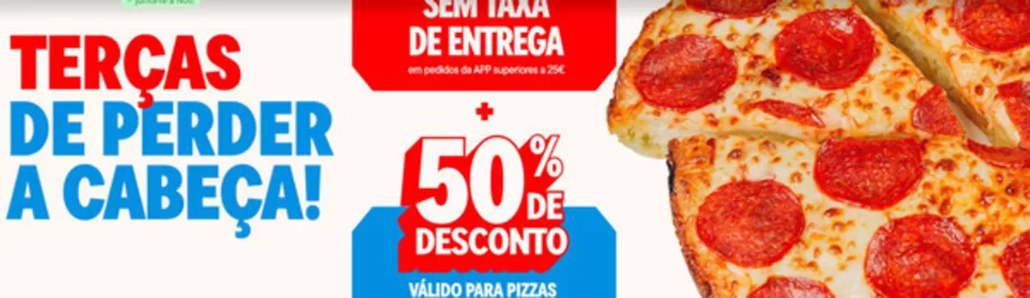 Catálogo Domino's Pizza | 50% de Desconto | 2026-09-29T00:00:00.000Z - 2026-10-13T00:00:00.000Z