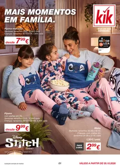 Catálogo KIK | Mais momentos em família | 2026-10-02T00:00:00.000Z - 2026-10-10T00:00:00.000Z