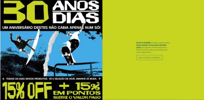 Catálogo Ericeira Surf Shop em Queluz | Promoçõe | 2026-10-06T00:00:00.000Z - 2026-10-31T00:00:00.000Z