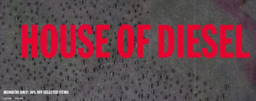 Catálogo Diesel | Members only: 30% off selected items | 2026-10-15T00:00:00.000Z - 2026-10-29T00:00:00.000Z