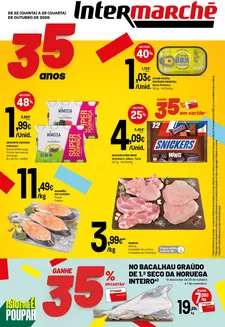 Catálogo Intermarché em Cinfães | 35 anos | 2026-10-22T00:00:00.000Z - 2026-10-28T00:00:00.000Z