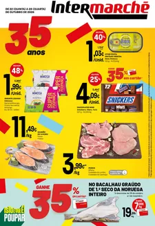 Folheto Intermarché em Quelfes | 35 anos Intermarché | 2026-10-22T00:00:00.000Z - 2026-10-28T00:00:00.000Z