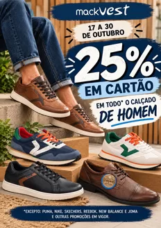 Catálogo Neomáquina | 25 DESCONTO CALÇADO HOMEM até 30 de Out. | 2026-10-21T00:00:00.000Z - 2026-10-30T00:00:00.000Z
