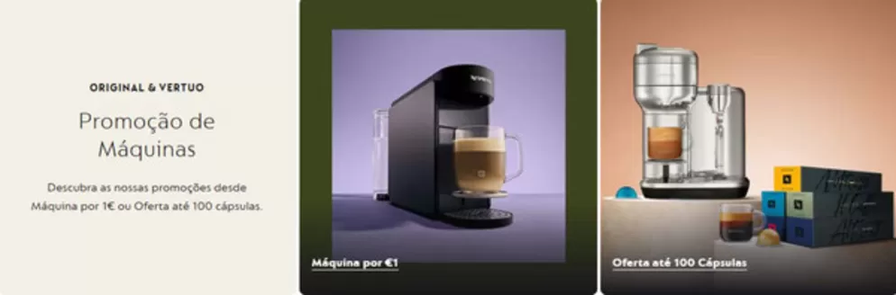 Catálogo Nespresso em Lever | Promoção de Máquinas | 2026-10-27T00:00:00.000Z - 2026-11-10T00:00:00.000Z