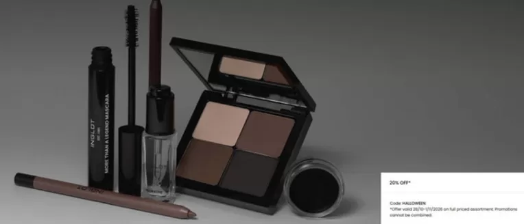 Catálogo Inglot em Vimioso | 20% off | 2026-10-28T00:00:00.000Z - 2026-11-01T00:00:00.000Z