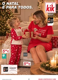 Catálogo KIK em Fafe | O Natal é para todos | 2026-10-30T00:00:00.000Z - 2026-11-07T00:00:00.000Z