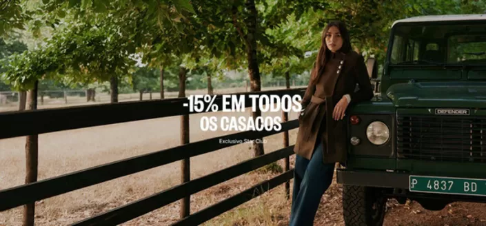 Catálogo Salsa em Fafe | -15% em todos OS casacos | 2026-10-29T00:00:00.000Z - 2026-11-01T00:00:00.000Z