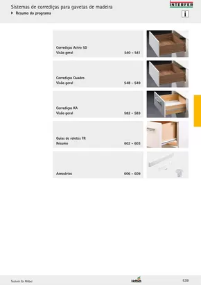Catálogo Interfer em Almada | Hettich - Corrediças Para Gavetas De Madeira | 2025-03-04T00:00:00.000Z - 2025-12-31T00:00:00.000Z
