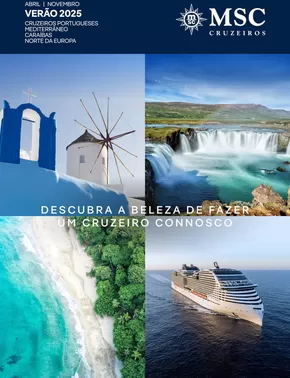 Catálogo MSC Cruzeiros | CRUZEIROS DE VERÃO | 2025-04-01T00:00:00.000Z - 2025-12-31T00:00:00.000Z