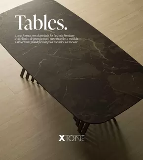 Catálogo Porcelanosa em Monção | XTONE Tables | 2025-05-14T00:00:00.000Z - 2025-12-31T00:00:00.000Z