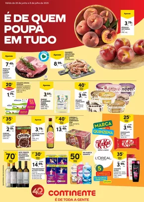 Catálogo Continente em Elvas | Açores: Folheto Quinzenal | 2025-06-26T00:00:00.000Z - 2025-07-09T00:00:00.000Z