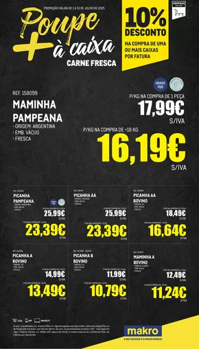 Catálogo Makro em Faro | Poupe + à Caixa - Carne Fresca | 2025-07-02T00:00:00.000Z - 2025-07-31T00:00:00.000Z