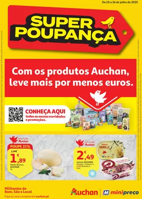 Catálogo Auchan Supermercado em Almancil | Super Poupança | 2025-07-10T00:00:00.000Z - 2025-07-16T00:00:00.000Z
