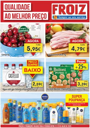Catálogo Froiz em Braga | Super FROIZ | 2025-07-03T00:00:00.000Z - 2025-07-22T00:00:00.000Z